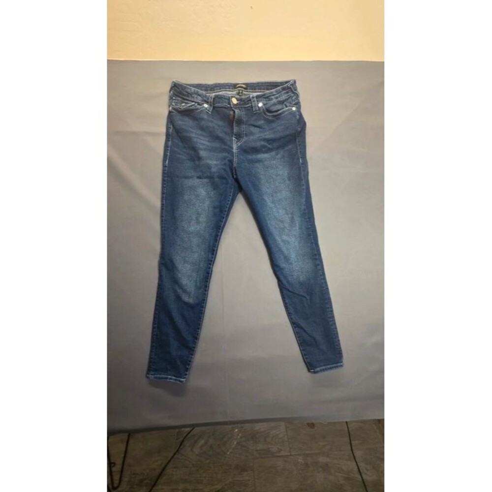 True Religion Jennie Curvy Mid Rise Super Skinny Jeans Size 34